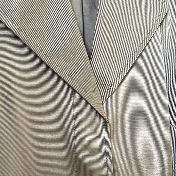 Gold Trench Coat Vintage Willi Smith Evening Prom Size M - Picture 5 of 9